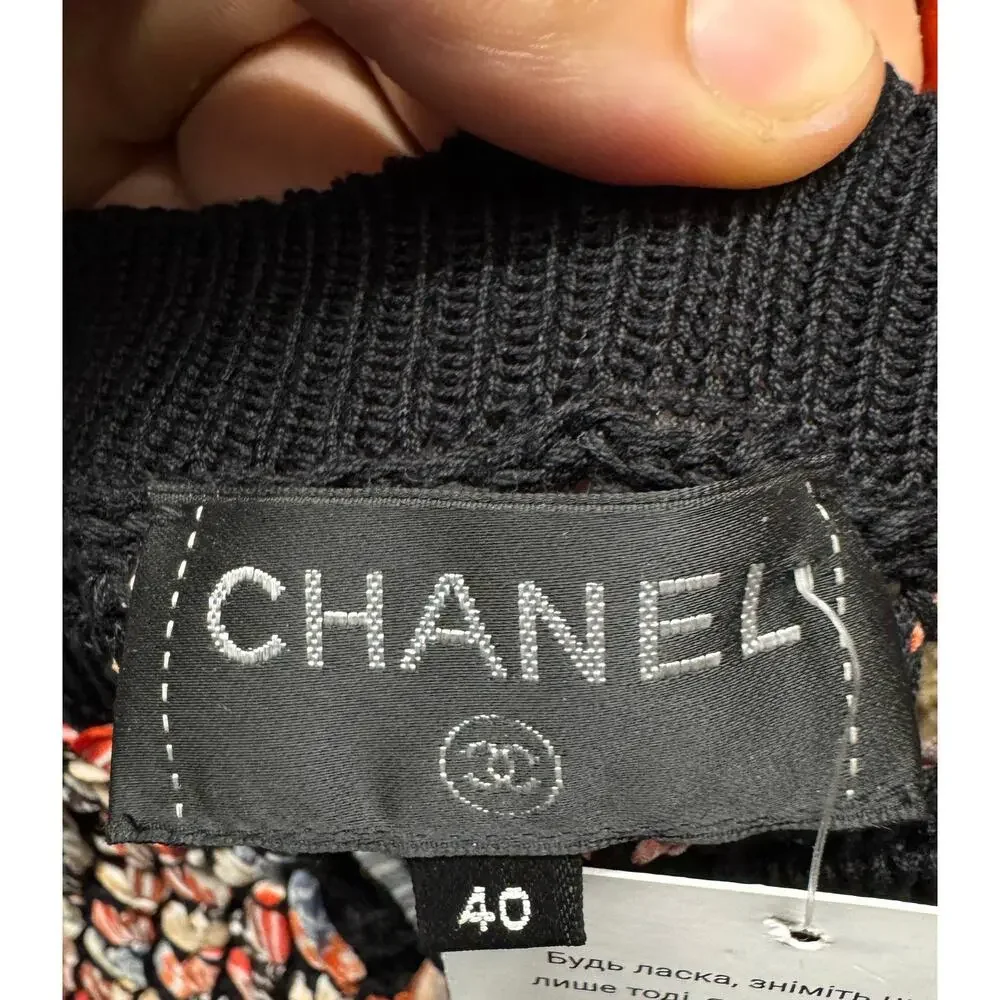 Chanel Loose-Fit Cotton Silk Jumper - FR40 / L